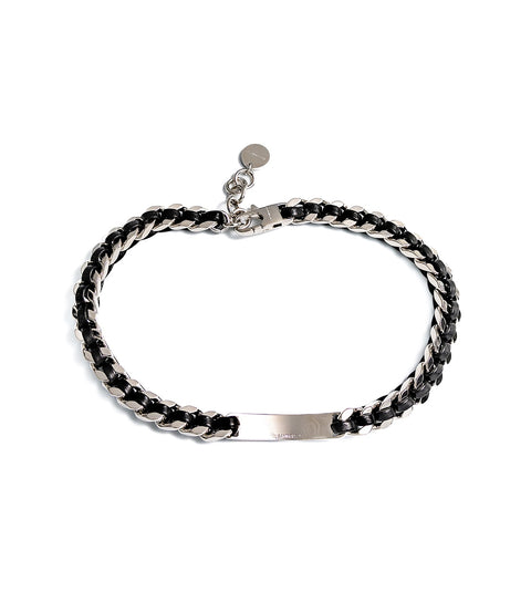 Leather Braid Bold Necklace