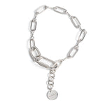 Fancy Chain Necklace - RHODIUM