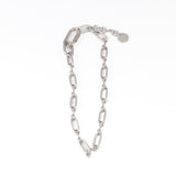 Fancy Chain Necklace - RHODIUM
