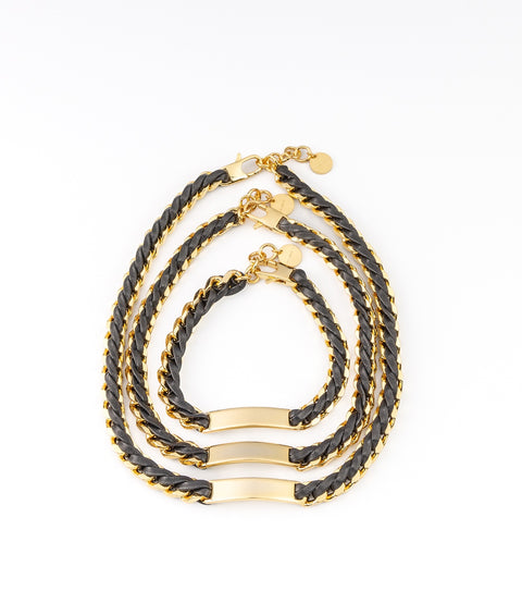 Leather Braid Bold Necklace - THEANIMALS™