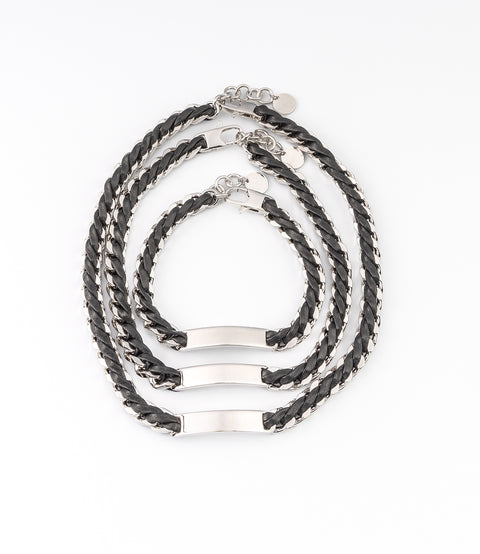 Leather Braid Bold Necklace - THEANIMALS™