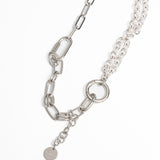 Multi Chain Necklace - RHODIUM