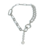 Multi Chain Necklace - RHODIUM