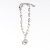 Pretzel Charme - RHODIUM