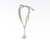 Pretzel Charme - RHODIUM