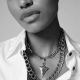 Francie Necklace - RHODIUM