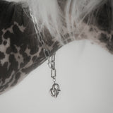 Pretzel Charme - RHODIUM