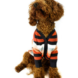 Retro Multi Stripe Grandpa Knit