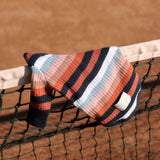 Retro Multi Stripe Grandpa Knit