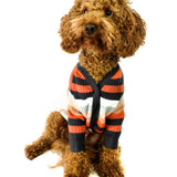 Retro Multi Stripe Grandpa Knit