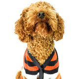 Retro Multi Stripe Grandpa Knit