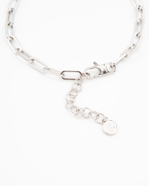 Francie Necklace - Rhodium